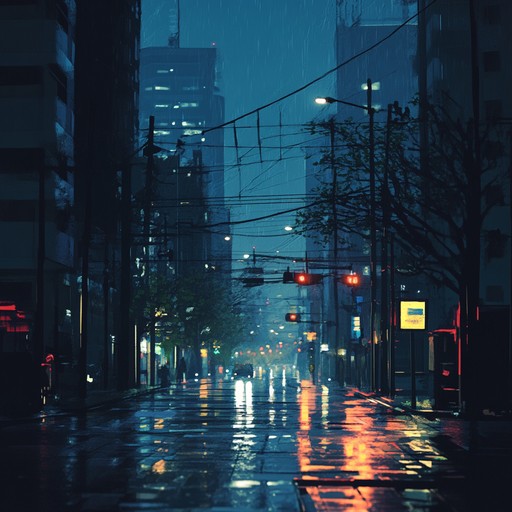 A calming instrumental soul piece featuring smooth melodies that evoke the tranquility of a quiet midnight rain, bringing a sense of serenity and relaxation.