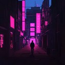 an energetic chillwave tune evoking vibrant nocturnal city journeys.