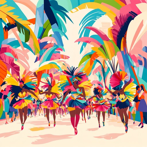 An energetic and inspiring instrumental samba piece that embodies the vibrant rhythms and melodies of brazil's famous carnival, evoking images of colorful parades, joyful dancers, and the lively spirit of the festivities.