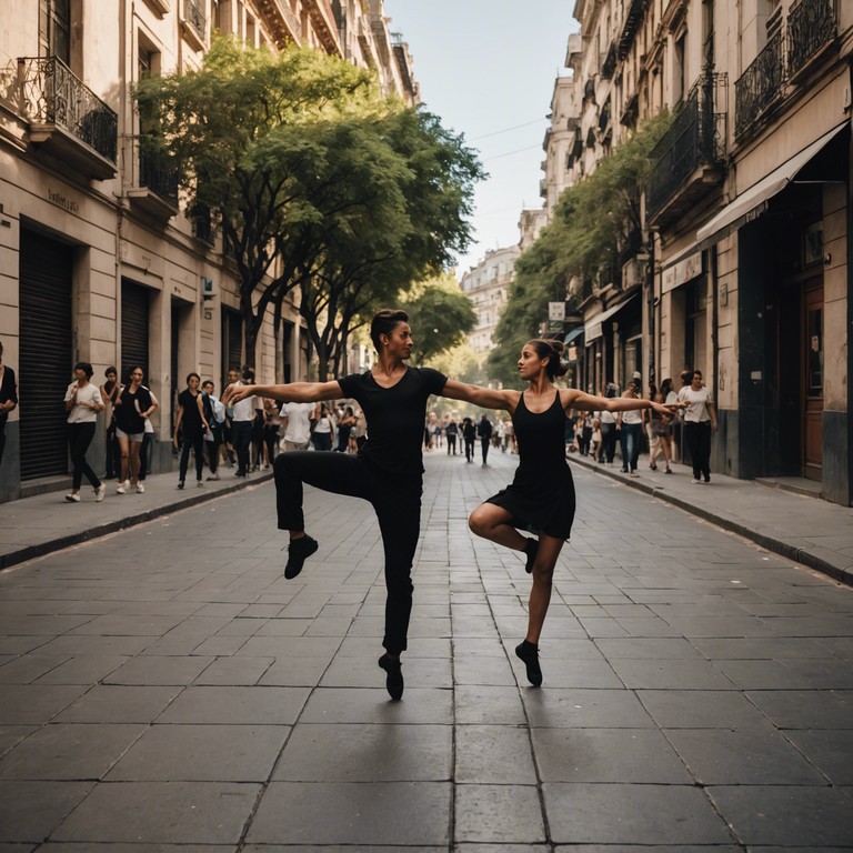 This composition blends traditional tango rhythms with a modern, optimistic feel, drawing on the lively streets of buenos aires transformed into an invigorating soundscape of rebirth and possibility. The sound is centered around the bandoneón, which carries the melody through a dance of uplifting harmonies that celebrate new beginnings.