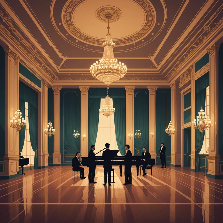 This variant delves deeper into the orchestral arrangements, emphasizing lush string sections and subtle woodwind highlights to create a sensual soundscape that mirrors a romantic interlude under the stars. The additional layering of instruments adds complexity and depth, enhancing the narrative of intimacy and allure