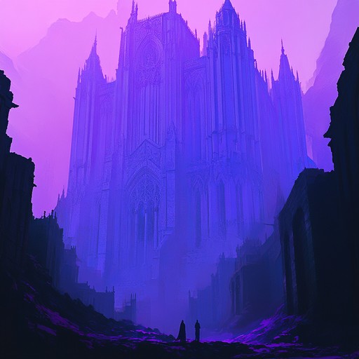 A dynamic, ethereal instrumental featuring gothic elements, choral voices, and layered orchestral compositions. This piece embodies the dark elegance of a gothic cathedral at twilight, adding depth with synthesizers and haunting melodies.