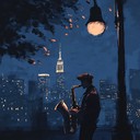 restless, smooth saxophone evoking sleepless city vibes