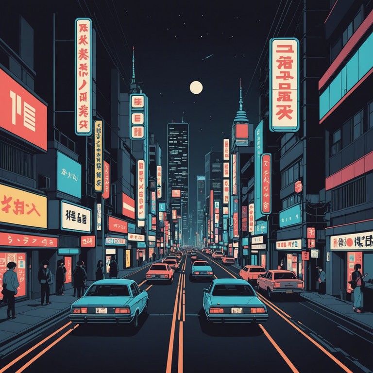 This track captures the vibrant energy of tokyo's nightlife with an upbeat and confident melody. Synthesizers blend with traditional japanese instruments to produce a modern, infectious sound that's distinctly j pop, keeping the listener energized and captivated.