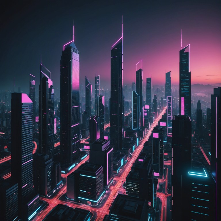 In this track, advanced synthetic sounds blend seamlessly with the raw power of electric guitar riffs, setting a soundscape that feels like a ride through a neon lit cityscape in a dystopian future. The composition explores the tension between man and machine, incorporating electronic elements to enhance the traditional hard rock experience.