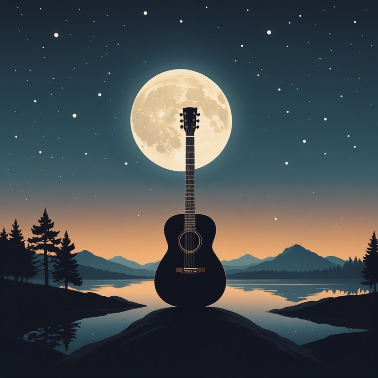 An instrumental track capturing the essence of a somber evening with slow, deliberate rumba rhythms echoing the solitude of unspoken emotions. This piece combines traditional rumba techniques with a modern somber feel, creating a deep, introspective mood perfect for reflective moments. The solo acoustic guitar carries the melody, imbued with a profound sense of melancholy and longing. This music fits into intimate settings or poignant scenes in a narrative, where the atmosphere is thick with nostalgia and quiet contemplation.