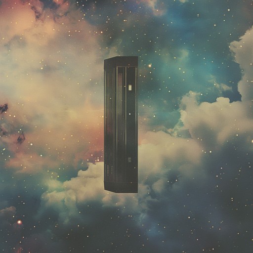 Experience an ethereal and dreamy elevator ride as you journey through a cosmic landscape. The ambient sounds and gentle melodies seamlessly blend, creating a sense of weightless serenity and otherworldly beauty. Perfect background music for unwinding in an imagined futuristic above the clouds setting.