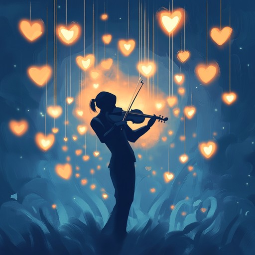 An uplifting orchestral composition capturing the euphoria and passion of blossoming love, featuring soaring strings and gentle piano melodies that evoke feelings of joy and romance.