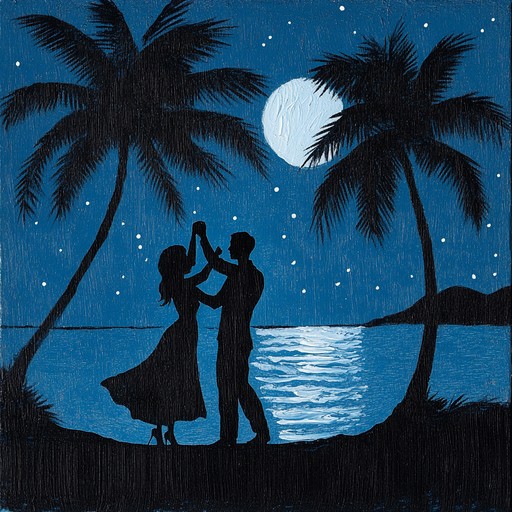 An instrumental piece blending tender melodies with afro cuban rhythms, capturing the essence of a heartfelt romance under the warm caribbean night, featuring gentle percussion and soothing harmonies