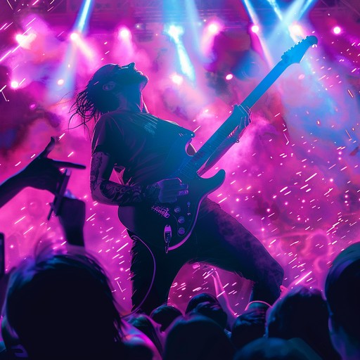 A high energy track that blends dynamic electric guitar riffs, pulsating electronic beats, and emotive vocal harmonies. It captures the essence of modern rock infused with an electrifying pop rhythm, creating peaks of excitement and emotional intensity ideal for high energy environments or inspiring themes.