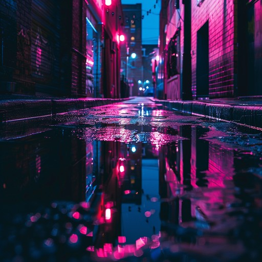 Dive into the neon lit streets of a futuristic metropolis with pulsating electric beats and haunting synthesizers. This track captures the essence of an urban landscape drenched in technology and shadowy intrigue, perfect for a cyberpunk atmosphere.