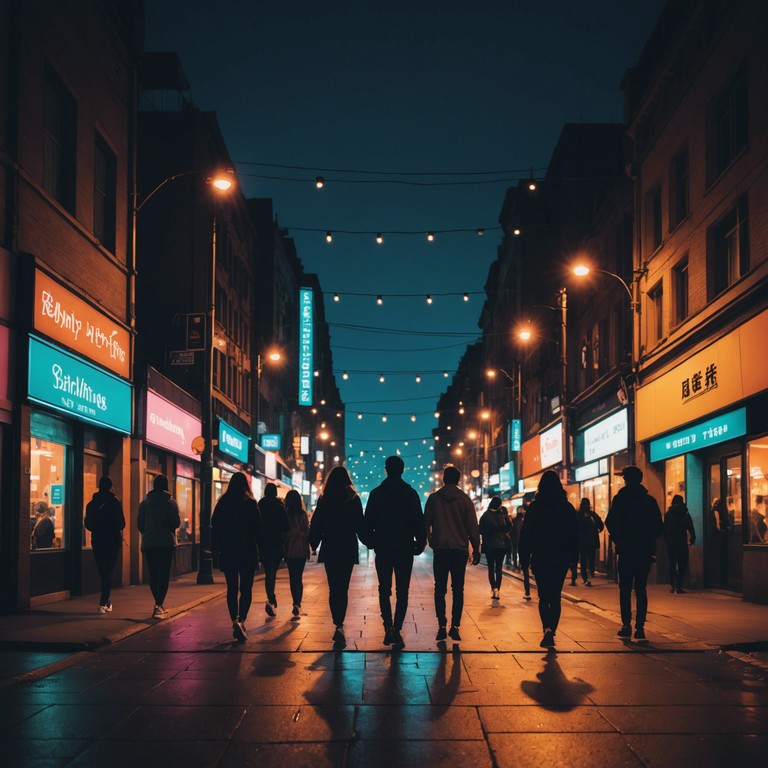 Immerse yourself in the heart of the city at night with this techno track designed to keep your energy flowing through waves of vibrant beats. Perfect for a night of dancing or just feeling the pulse of the urban landscape.