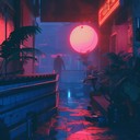 a pulsing synthpop instrumental that captures the electric energy of the city after dark