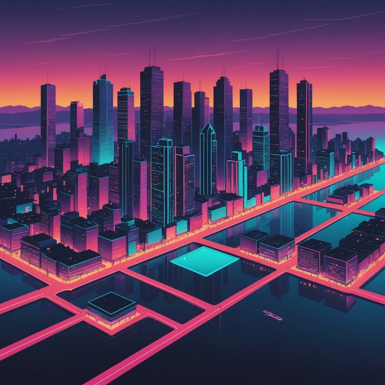 Imagine speeding through a neon drenched metropolis, the dazzling cityscape blurring past as high energy synthwave music fuels your nocturnal escapades. This track encapsulates the essence of night time thrill and urban adventure, perfect for fans of retro futuristic aesthetics and pulsating electronic beats.