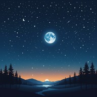 gentle jazz under moonlit reflections