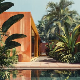 tropical house