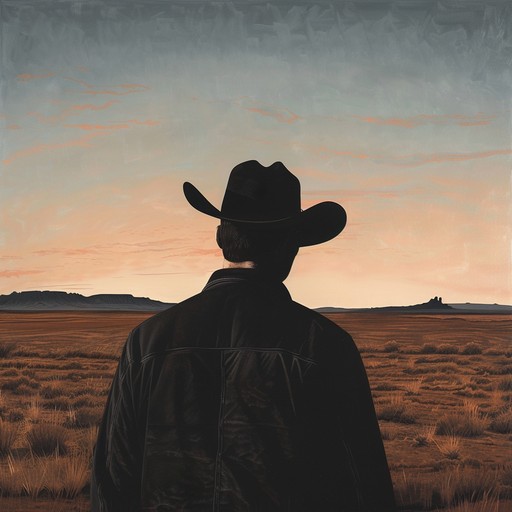 This track evokes the emptiness and contemplation of a lone rider at dusk. Filled with reverb heavy guitars and plaintive harmonica, it blends ambient and traditional western sounds to create a hauntingly beautiful composition.