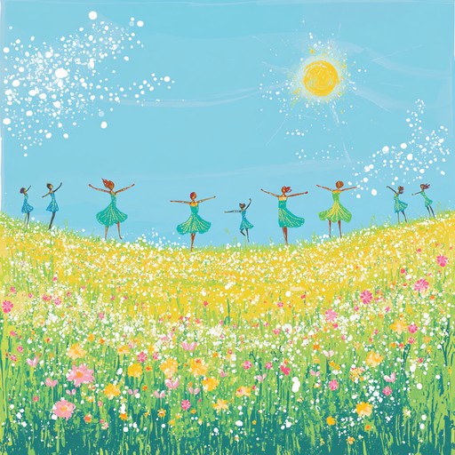 This instrumental country track captures the essence of a sunny day in a meadow, evoking images of carefree dancing and joyful gatherings. The melody is carried by lively guitars and punctuated by rhythmic drumming, creating an infectious, toe tapping energy.