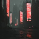 dark synths echo through dystopian cityscapes in haunting tones.