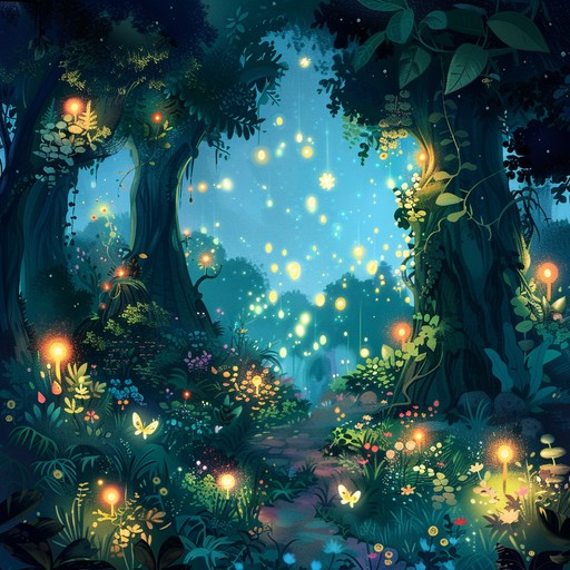 Explore a magical fairyland filled with sparkling melodies, guiding young listeners through whimsical adventures. The music is tender and gentle, creating a safe, nurturing space where creativity can flourish. Each note feels like a sprinkle of fairy dust, encouraging exploration in a fantastical playground.