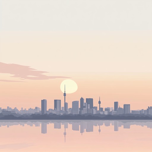 This instrumental piece blends mellow synths and soft beats to evoke the tranquility of a sunset over seoul's skyline, inviting listeners to unwind.