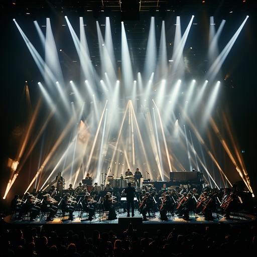 This powerful symphonic rock composition merges the grandeur of orchestral arrangements with the raw energy of rock. Dramatic strings and brass harmonize with powerful electric guitars and thundering drums, creating an epic and dynamic soundscape. The track builds through mesmerizing crescendos, leading to a climactic finale that resonates with intensity and emotion.