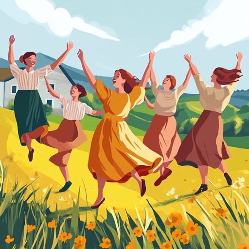 A lively schlager instrumental piece that captures the essence of a joyful summer day in the german countryside, with upbeat rhythms and cheerful melodies that evoke dancing under sunny skies