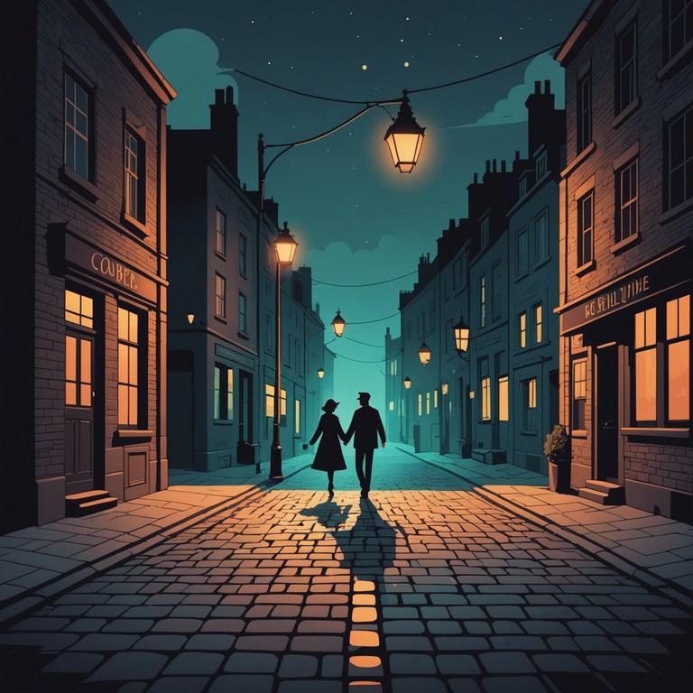 This track combines the vibrant energy of traditional rumba with soulful string embellishments, evoking a night of reflective dance and deep emotional exploration. The music progresses from gentle whispers of melody to more expressive, heartfelt peaks, embodying the passion and introspection of a solitary night walk through cobblestone streets under the soft glow of street lamps