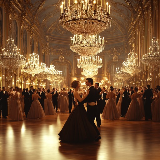 Imagine walking into a grand ballroom, the air thick with elegance and nostalgia. The room is filled with the gentle sway of couples dancing to the sweet, melancholic sound of an old waltz. This piece captures the essence of a bygone era, with sweeping melodies and lush harmonies that take you back in time.