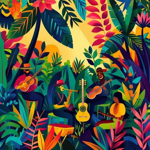 A pulsating track combining the rhythmic elements of afro cuban music with exotic and tropical influences, bringing to life a vibrant sonic landscape. The powerful sounds of congas, bongos, and maracas drive the beat, while lively flute melodies dance above. Perfect for evoking a sense of adventure and cultural celebration.