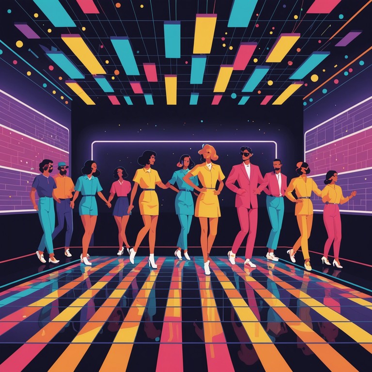 This track brings the essence of classic disco to life with vibrant beats and infectious energy, making it impossible not to dance. With a modern twist on traditional disco elements, this song captures the lively spirit of a night out dancing under colorful lights.