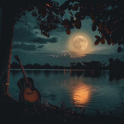 A romantic blues instrumental featuring soulful guitar melodies that evoke the tranquility and intimate atmosphere of a quiet, moonlit night. The gentle strumming and poignant harmonics offer a timeless sense of love and nostalgia, perfect for moments of reflection and tender emotions.