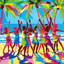 lively mambo rhythms bringing festive sunny beach vibes