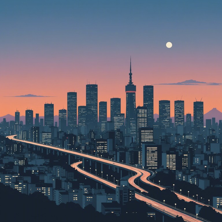 An emotional and immersive track that encapsulates the essence of a moonlit stroll through tokyo, using soulful tones and urban rhythms to depict scenes from nightly city life. Perfectly suited for an introspective anime scene.