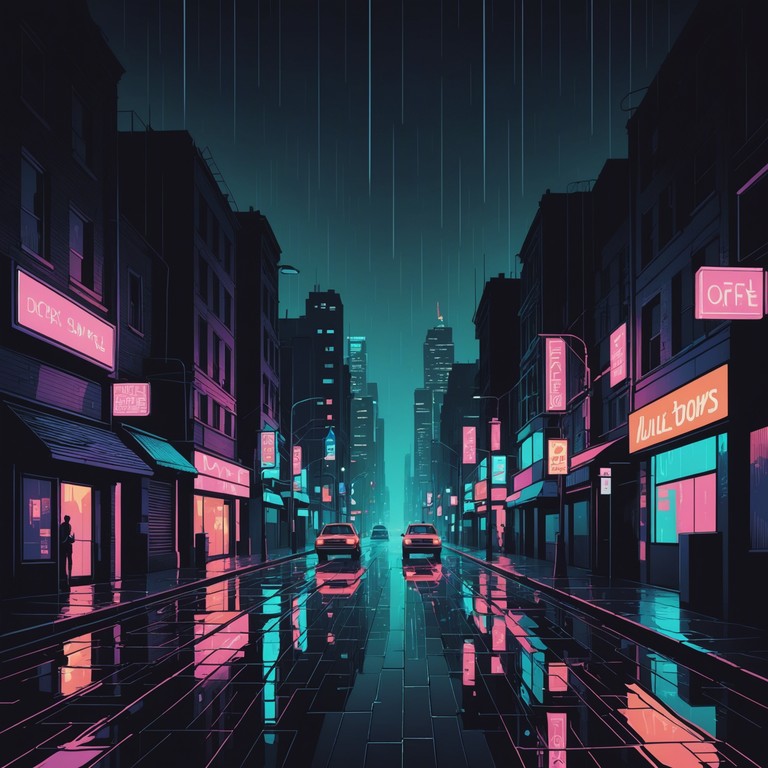 This piece combines a haunting electronic melody with deep, driving synthetic beats to create an ominous and futuristic atmosphere, reflecting a world where technology overshadows humanity.