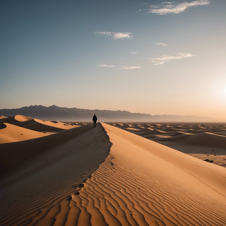 A mesmerizing instrumental that draws its inspiration from the mysterious vastness of the middle eastern deserts, capturing the magic of a mirage with enchanting melodies that resonate deep into the listener's soul.