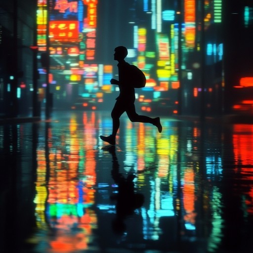 A high energy instrumental synthpop composition that transports listeners into the heart of a bustling metropolis at night, filled with pulsing lights and electrifying vibes. The track blends classic 80s synth sounds with modern production techniques to create a dynamic and uplifting atmosphere. Perfect for evoking feelings of excitement, adventure, and the limitless possibilities of urban exploration.