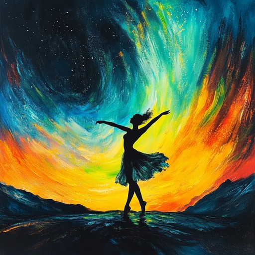 An instrumental waltz that captures the ethereal beauty of the aurora borealis, with sweeping melodies and a gentle rhythm that inspires wonder and awe.