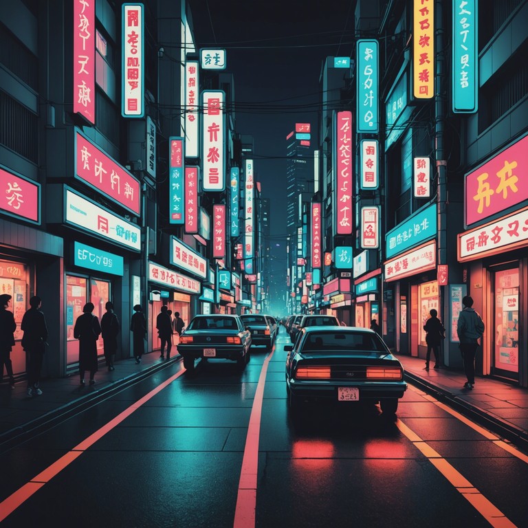 A high energy instrumental track capturing the thrilling atmosphere of a night chase through tokyo's neon lit streets. Pulsating rhythms and dramatic melody lines convey the intensity and excitement of the urban landscape.