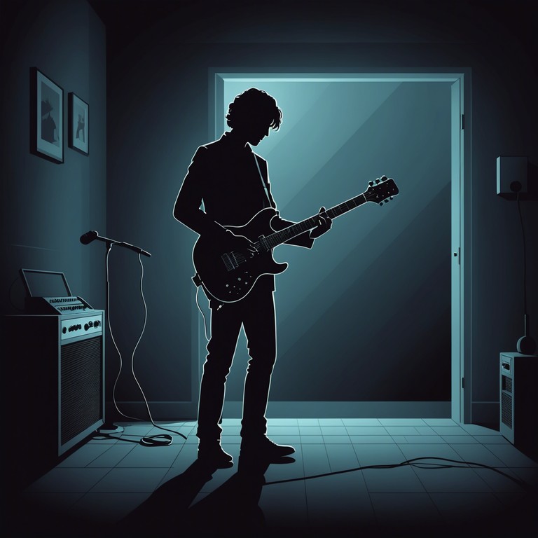 In this track, the listener is taken through a dense sonic journey encapsulated by the ambient and brooding textures of the electric guitar, complemented by complex time signatures that reveal a storyline shrouded in mystery and suspense. This progressive rock instrumental explores the deeper, darker facets of curiosity, led by a haunting electric guitar that weaves through the track like a voice in the shadows.