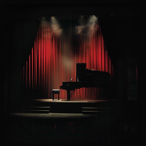 Soulful piano melodies set the stage for an evocative cabaret performance, drawing listeners into a world of intimate reflections and theatrical emotions. The composition blends vintage cabaret charm with modern reflective sensibilities, creating a poignant and immersive experience.