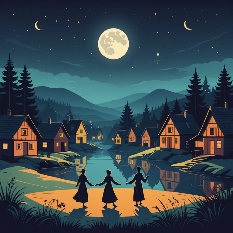 Imagine an instrumental gathering under the moonlight in an old eastern european village where every note plays a story of mystique and lively festivity.