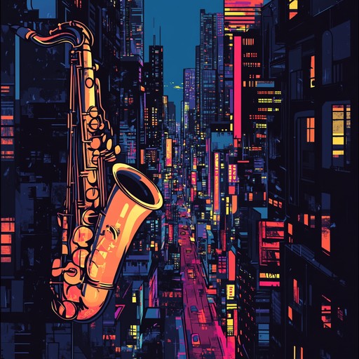 A high energy instrumental blending frenetic jazz improvisation with soulful undertones, capturing the unpredictable essence of urban life.