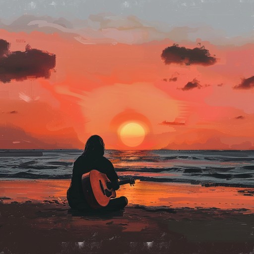 This uplifting instrumental pop song evokes the feeling of a perfect summer evening. Gentle acoustic guitar melodies intertwine with soft, dreamy synth pads, creating a soothing atmosphere. The steady, mid-tempo beat keeps the track moving forward, while the occasional sound of distant seagulls and ocean waves adds a touch of nostalgia. As the song progresses, layers of shimmering electric guitars and lush strings build to a crescendo, capturing the essence of a stunning sunset over the horizon.