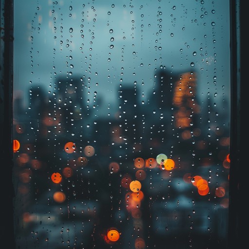 This melancholic lofi track captures the essence of a rainy day, filled with nostalgic undertones and emotional depth. Soft piano melodies intertwine with gentle beats and ambient textures, evoking a sense of longing and introspection. The sound of raindrops adds to the soothing atmosphere, making it perfect for reflective moments.