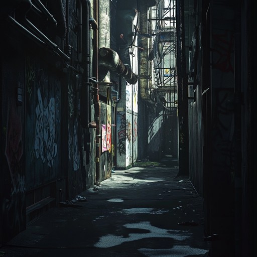 A chilling, tension packed instrumental that merges dark hip hop rhythms with intense metal guitar work, evoking a sense of unease and suspense. Ideal for dramatic visuals or edgy video games.