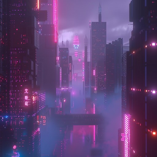 An ethereal journey through a neon lit cyberpunk cityscape. The soft, ambient synths float over rhythmic, yet gentle beats, creating a futuristic yet serene soundscape that captures the essence of a quiet, neon bathed metropolis. Suitable for contemplative moments in a high tech world.