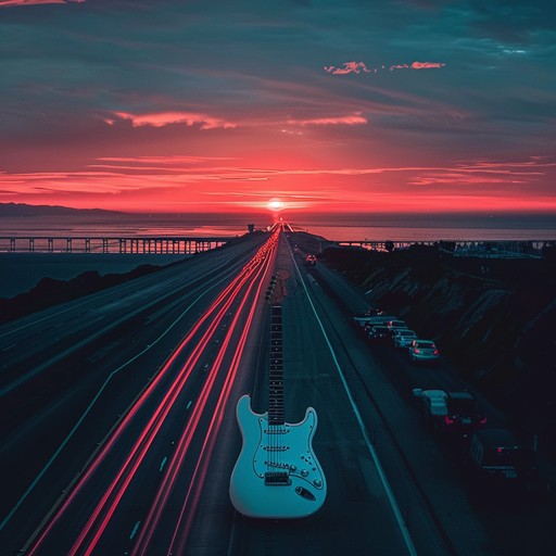 Experience an upbeat and thrilling instrumental pop rock song, driven by powerful electric guitar solos and dynamic rhythms. An exhilarating journey perfect for vibrant summer days and energetic activities.