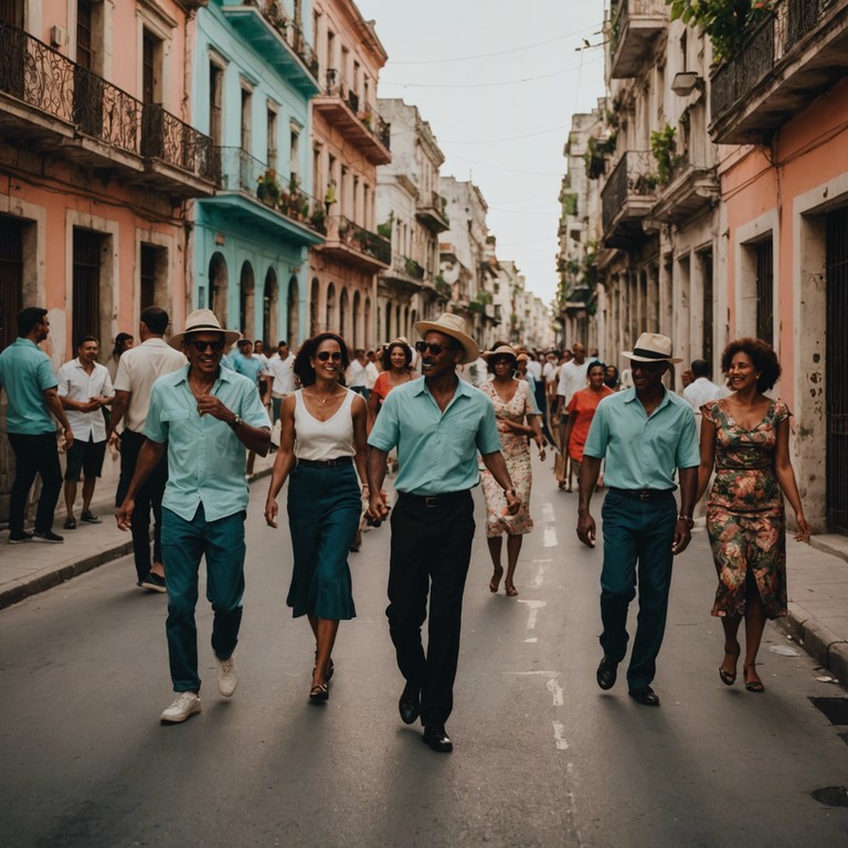 As the sun dips below the horizon in havana, the local streets come alive with the sounds of salsa and congas, reflecting the dance and joy of its people.