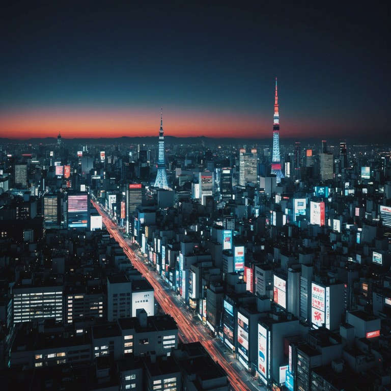 Blending the aggressive textures of grime with the melodic overtones of j pop, this track mirrors the bustling energy of tokyo's nightlife. The song seamlessly integrates traditional japanese instruments with modern grime beats, creating a unique cultural crossover.